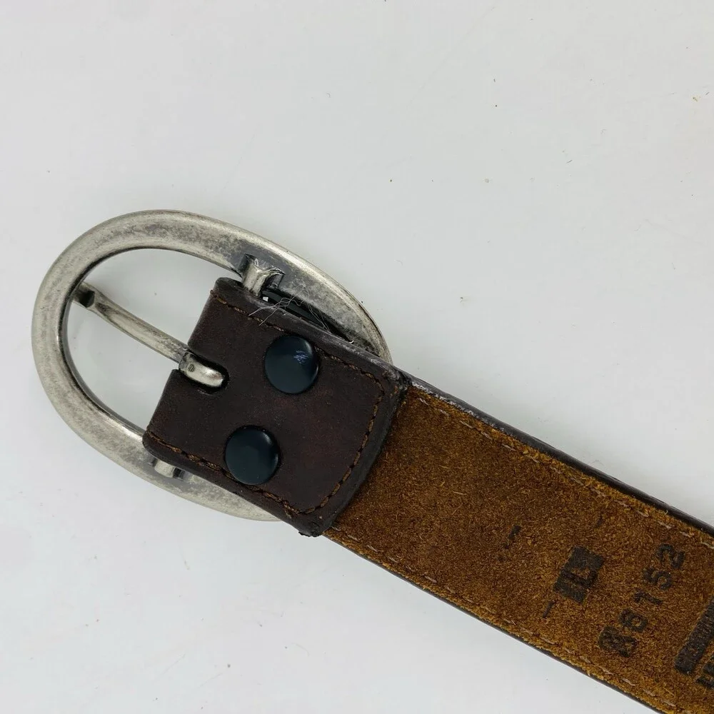 3D Belt Co Dark Brown Genuine Leather Men's 2